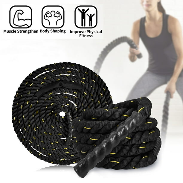 Heavy Battle Rope Fitness Climbing Training Undulation Exercise Rope 30ft 1"